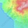 Biscaia topographic map, elevation, terrain