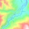 Delfin topographic map, elevation, terrain