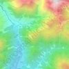 Monte Chiadins topographic map, elevation, terrain