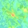 Пакульня topographic map, elevation, terrain