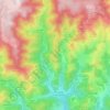 Antraigues-sur-Volane topographic map, elevation, terrain