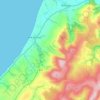 Michael topographic map, elevation, terrain