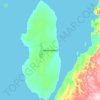 Wales Island topographic map, elevation, terrain