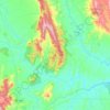 Cristalândia topographic map, elevation, terrain