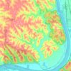 Ohio Township topographic map, elevation, terrain
