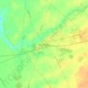 Blanchester topographic map, elevation, terrain