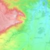 Poza de la Sal topographic map, elevation, terrain