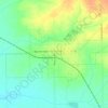 Delavan topographic map, elevation, terrain