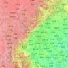 岷江 topographic map, elevation, terrain