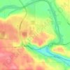 Niagara topographic map, elevation, terrain