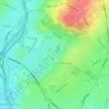 Fullwell topographic map, elevation, terrain