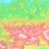 Веденский район topographic map, elevation, terrain