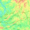 双清区 topographic map, elevation, terrain