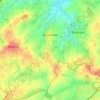 Bogaarden topographic map, elevation, terrain