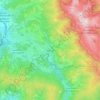 Mühlen topographic map, elevation, terrain