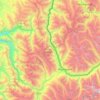 Ishkashim topographic map, elevation, terrain