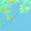 惠州大亚湾经济技术开发区 topographic map, elevation, terrain