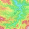 Albières topographic map, elevation, terrain