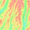 Page County topographic map, elevation, terrain