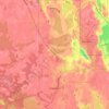 Creighton topographic map, elevation, terrain