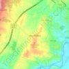 Vale de Anta topographic map, elevation, terrain