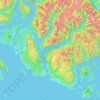 Area B (Halfmoon Bay) topographic map, elevation, terrain