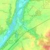 Millbrook topographic map, elevation, terrain