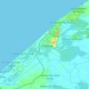 Mukim Pekan Tutong topographic map, elevation, terrain
