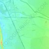 Al Sarouj topographic map, elevation, terrain