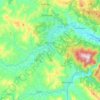 Fermignano topographic map, elevation, terrain