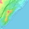 Platja del Torn topographic map, elevation, terrain
