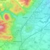 Baden topographic map, elevation, terrain