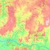 Basse-Kotto topographic map, elevation, terrain