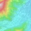 Piasco topographic map, elevation, terrain