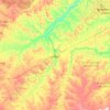 Grajaú topographic map, elevation, terrain