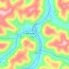 Hyden topographic map, elevation, terrain