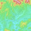 於潜镇 topographic map, elevation, terrain