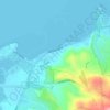 Piti topographic map, elevation, terrain