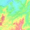 El Valle topographic map, elevation, terrain