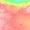 Hargeisa District topographic map, elevation, terrain