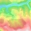 Qsaibeh topographic map, elevation, terrain