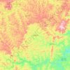 Alvinópolis topographic map, elevation, terrain