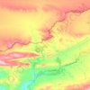 ميداس topographic map, elevation, terrain