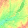 Clinton County topographic map, elevation, terrain