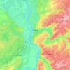 Tomsk topographic map, elevation, terrain