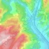 Le Broc topographic map, elevation, terrain