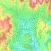 Alba-la-Romaine topographic map, elevation, terrain