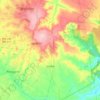 Jundiá topographic map, elevation, terrain