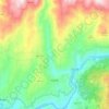 Cavez topographic map, elevation, terrain