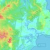 Mogo topographic map, elevation, terrain